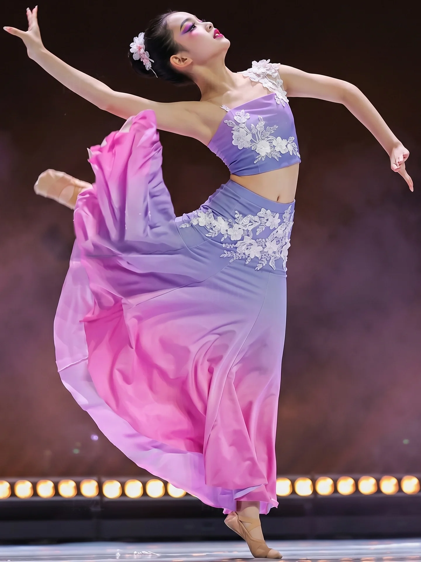 

Children's Female New Style Tai Dance Costume Skirt Solo Dance Performance Clothes Ethnic Art Examination Drama Spring Intensity
