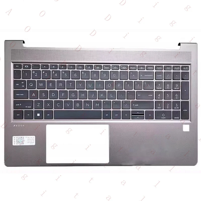 W For HP Zbook 15 Power G7 G8 Keyboard Palmrest with Fingerprint Hole  M26110-001