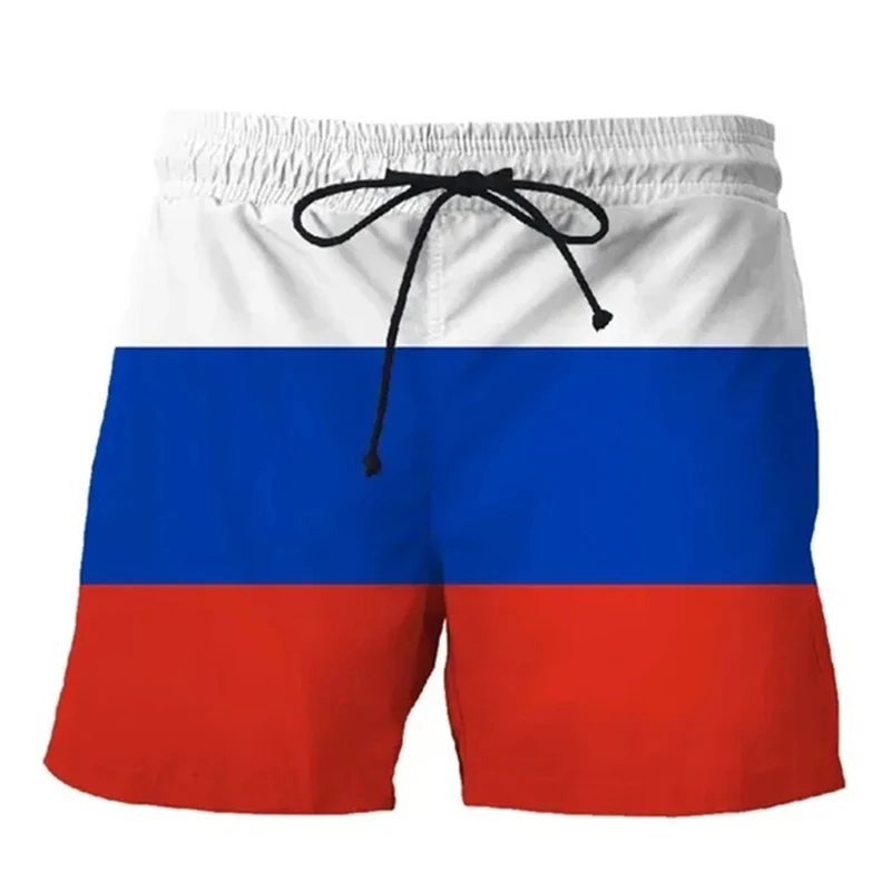 Germany USA UK Flag Beach Shorts Men\'s Print Board Shorts Swimsuit 2024 Summer Hawaii Swim Trunks Oversized Cool Kids Ice Shorts