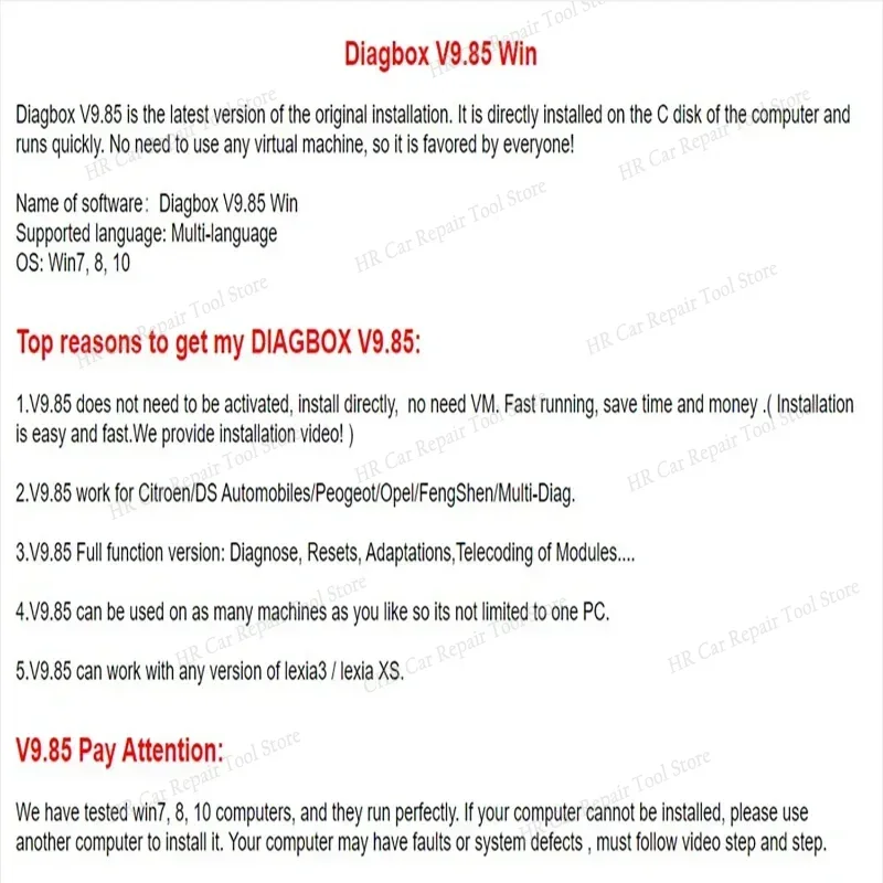 Newest 2024 Diagbox V9.150 with crack diagnostic software work with PP2000 programming tool 1995-2022 le-xia3 Diagnose Resets