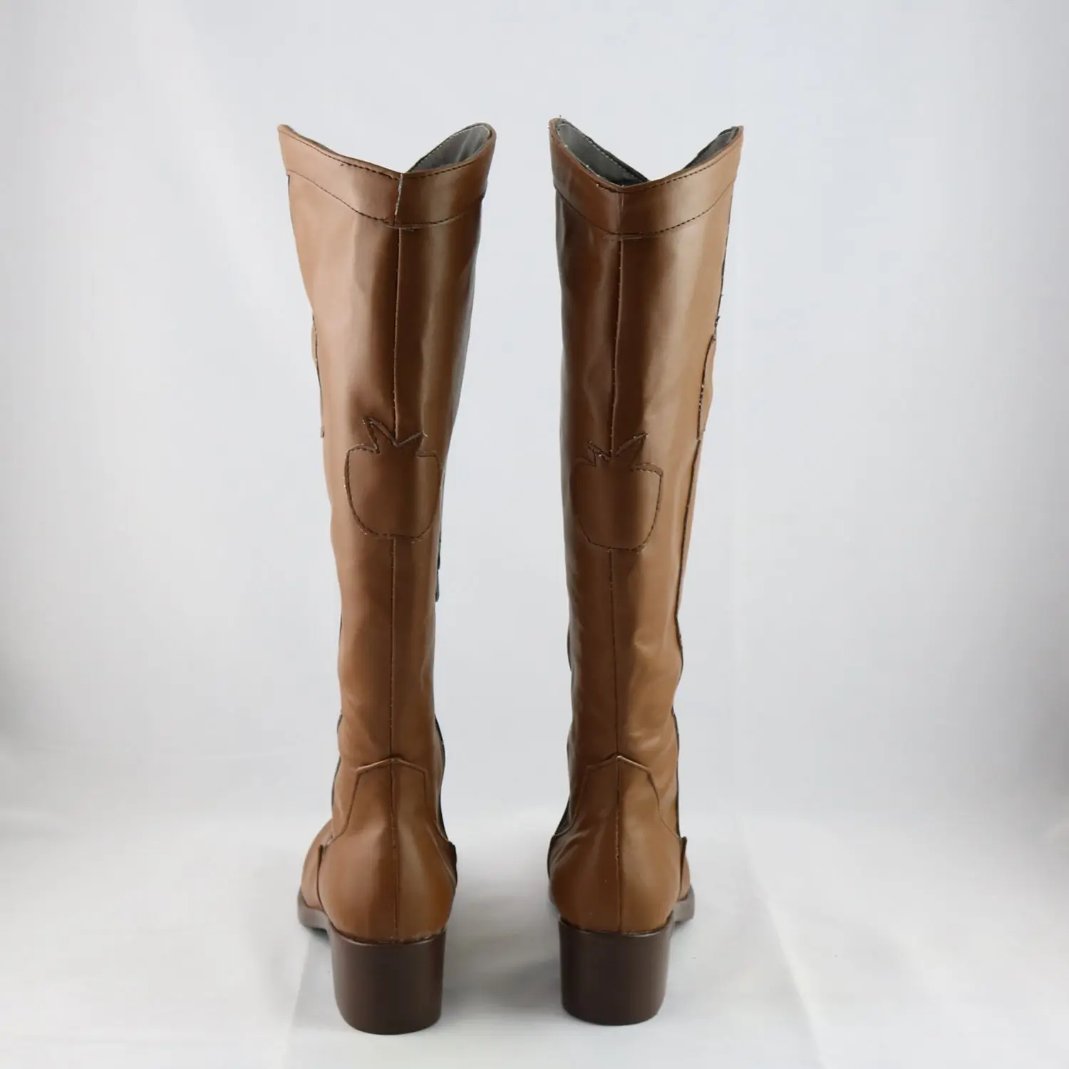 Applejack Little Anime Pony Scarpe Cosplay Stivali Carnevale di Halloween Festa Stivali in pelle PU