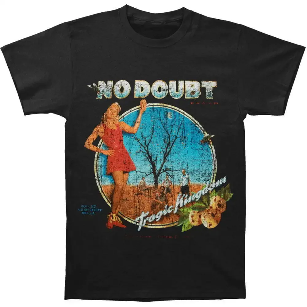 Футболка унисекс черная из хлопка Tragic Kingdom No Doubt S-5XL VM6311