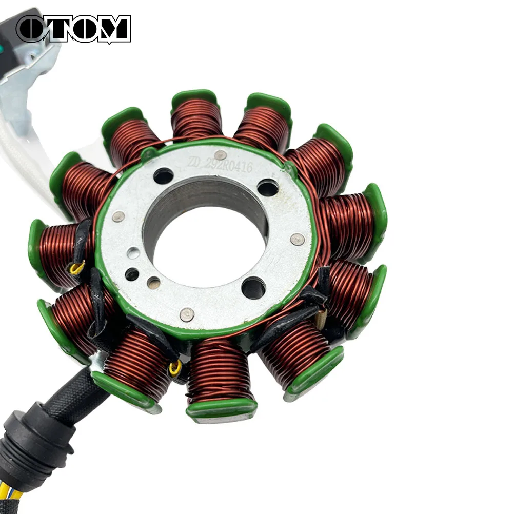 OTOM 8/12 Poles Motorcycle Stator Coil Generator Ignition For ZONGSHEN CBS300 ZS174MN-3 NB300 ZS174MN-5 Engine Accessories Parts