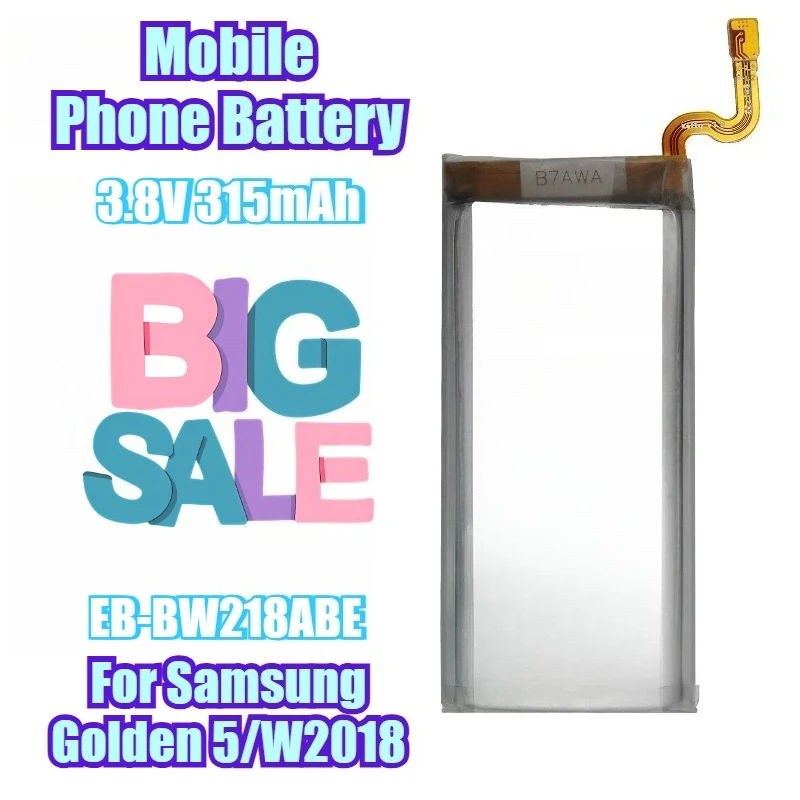 

Аккумулятор для мобильного телефона Samsung Golden 5/W2018 3,8 В 2300 мАч EB-BW218ABE