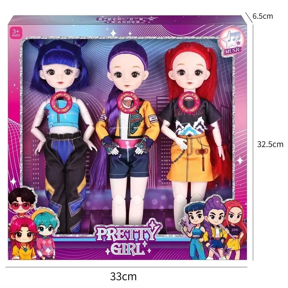 A New Series Korean Wave Girl Group K-POP Witch Hunt Doll Rumi Mirazoi Toy Vinyl Doll Christmas Children's Birthday Gift