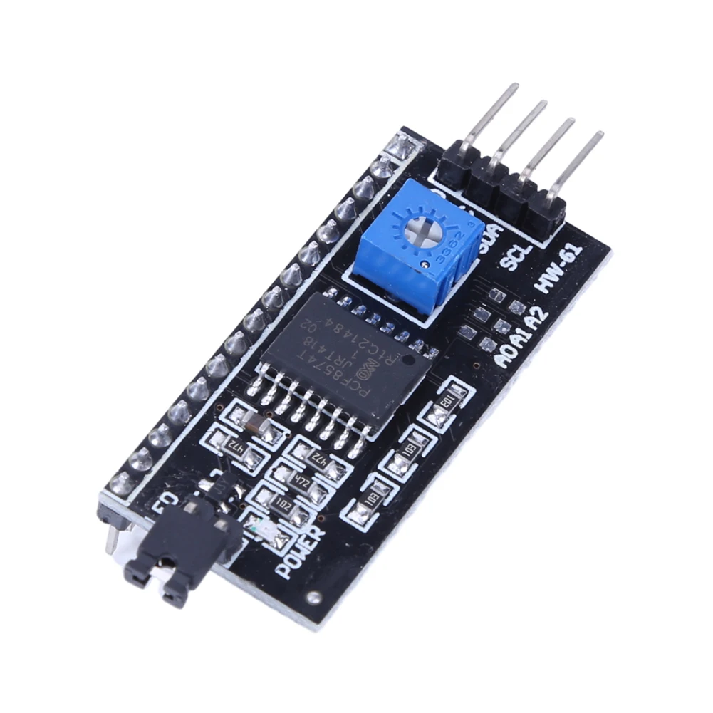 1-10PCS IIC I2C TWI SPI Serial Interface Board 1602 2004 LCD1602 Adapter Plate LCD Adapter Converter Module PCF8574 For Arduino