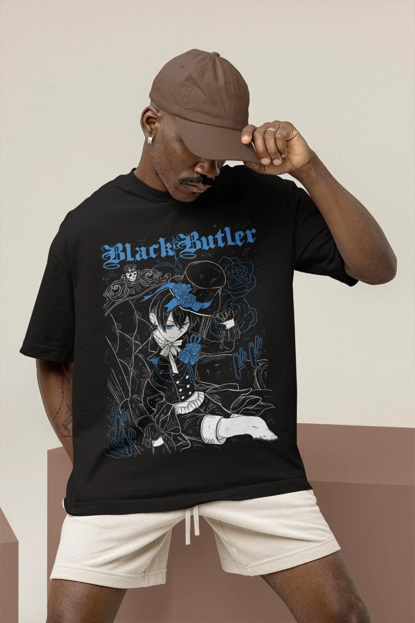 Black Butler Shirt, Sebastian T-Shirt, Kuroshitsuji, Toboso Yana Unisex T-Shirt - view 5