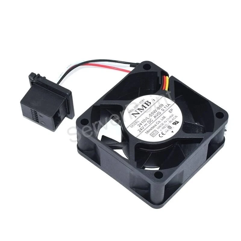 New 2410VL-S5W-B59 DC24V 0.11A 60*60*25mm 3-Pin Square Cooling Fan