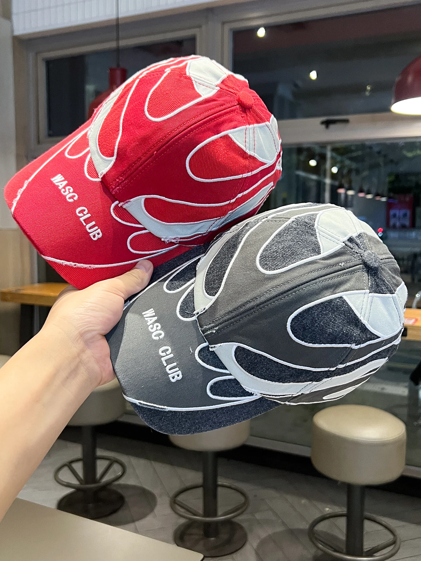 

Retro Street Baseball Cap Men's and Women's Contrast Color Matching Embroidery Cap Hip Hop Personality Sun Hat