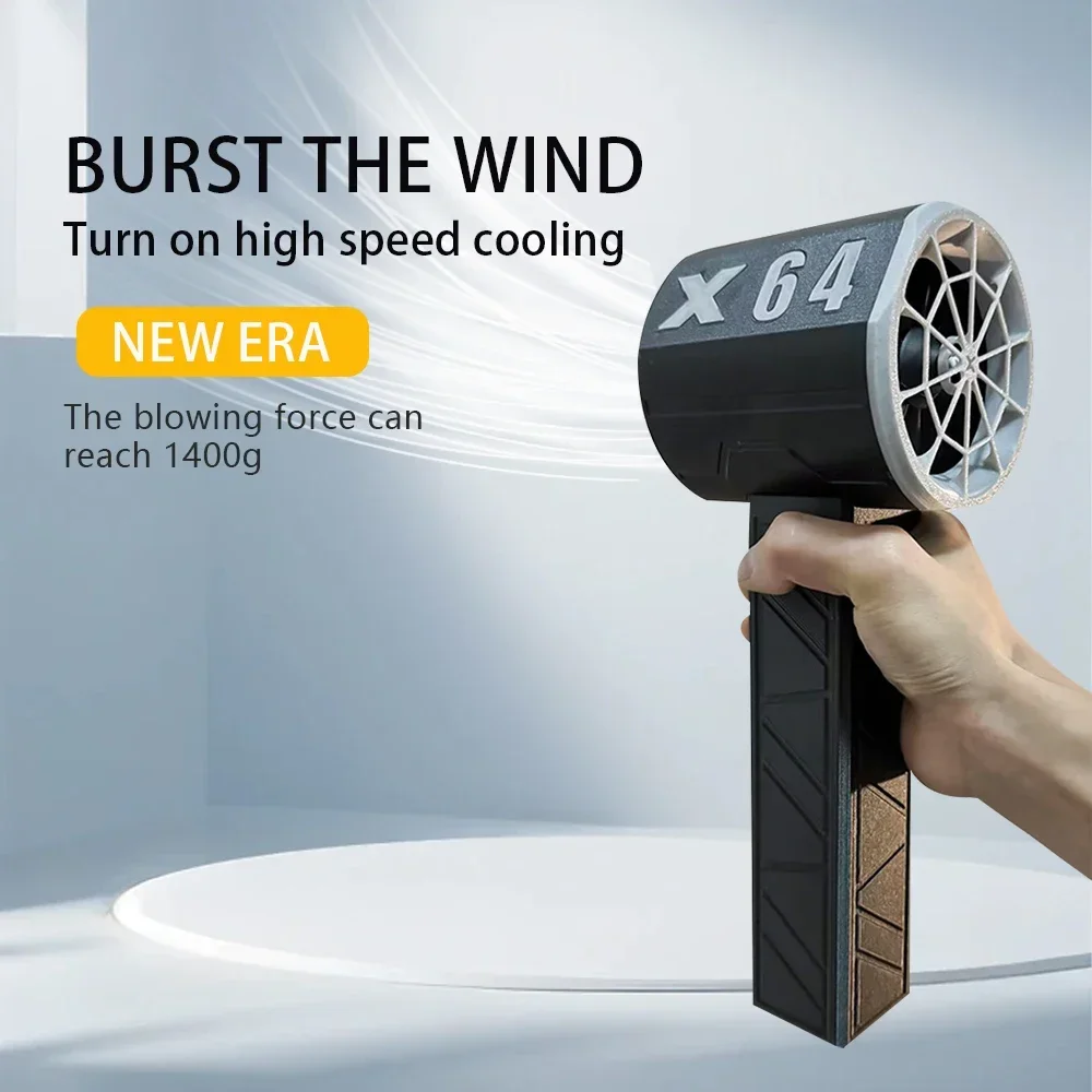 

X64 Car Violent Blower dryer upgraded to 64mm ducted turbine fan handheld portable mini jet hair dryer for car dust removal