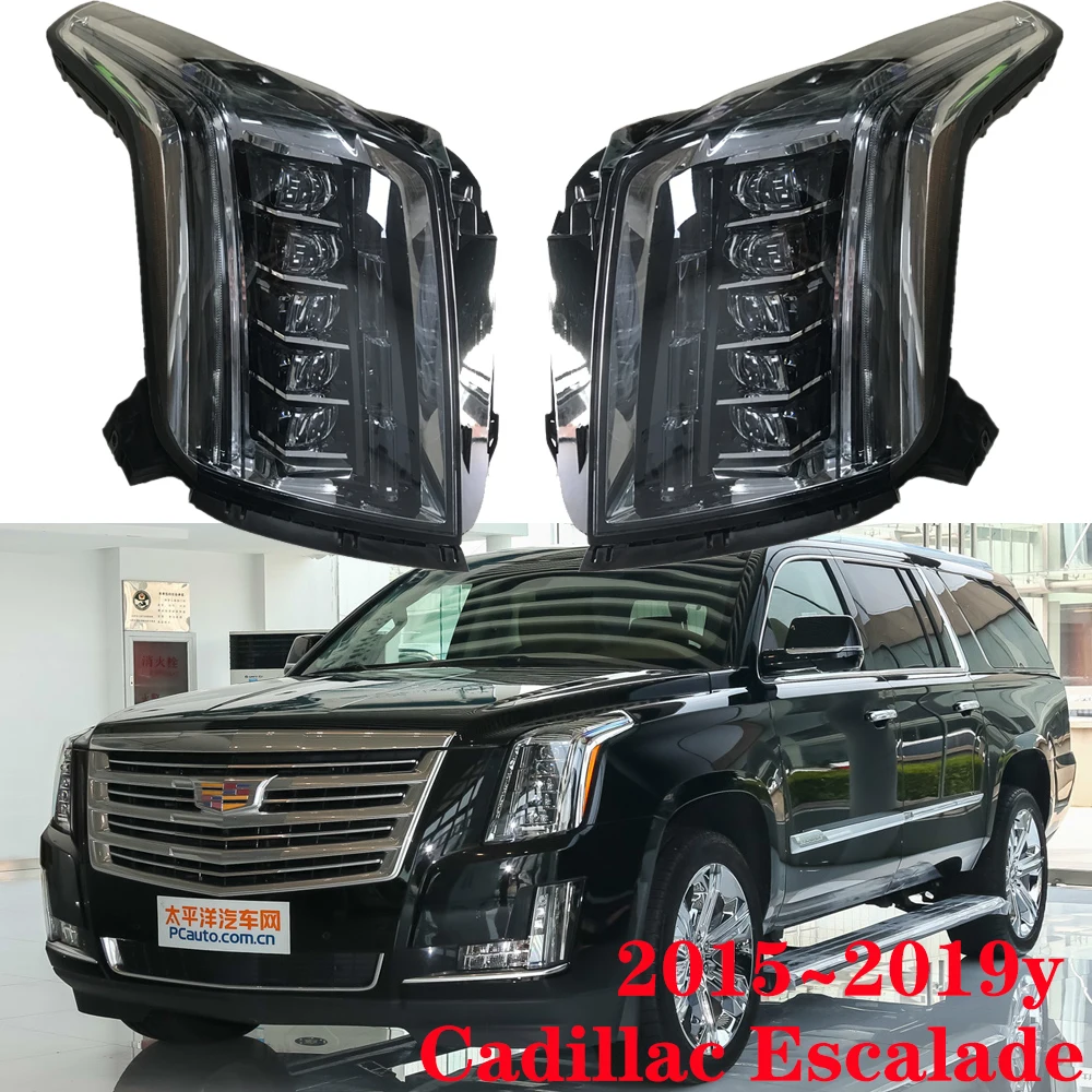 1pcs car bumpe headlamp for Cadillac Escalade headlight LED 2015～2019y head lamp for Cadillac Escalade fog light