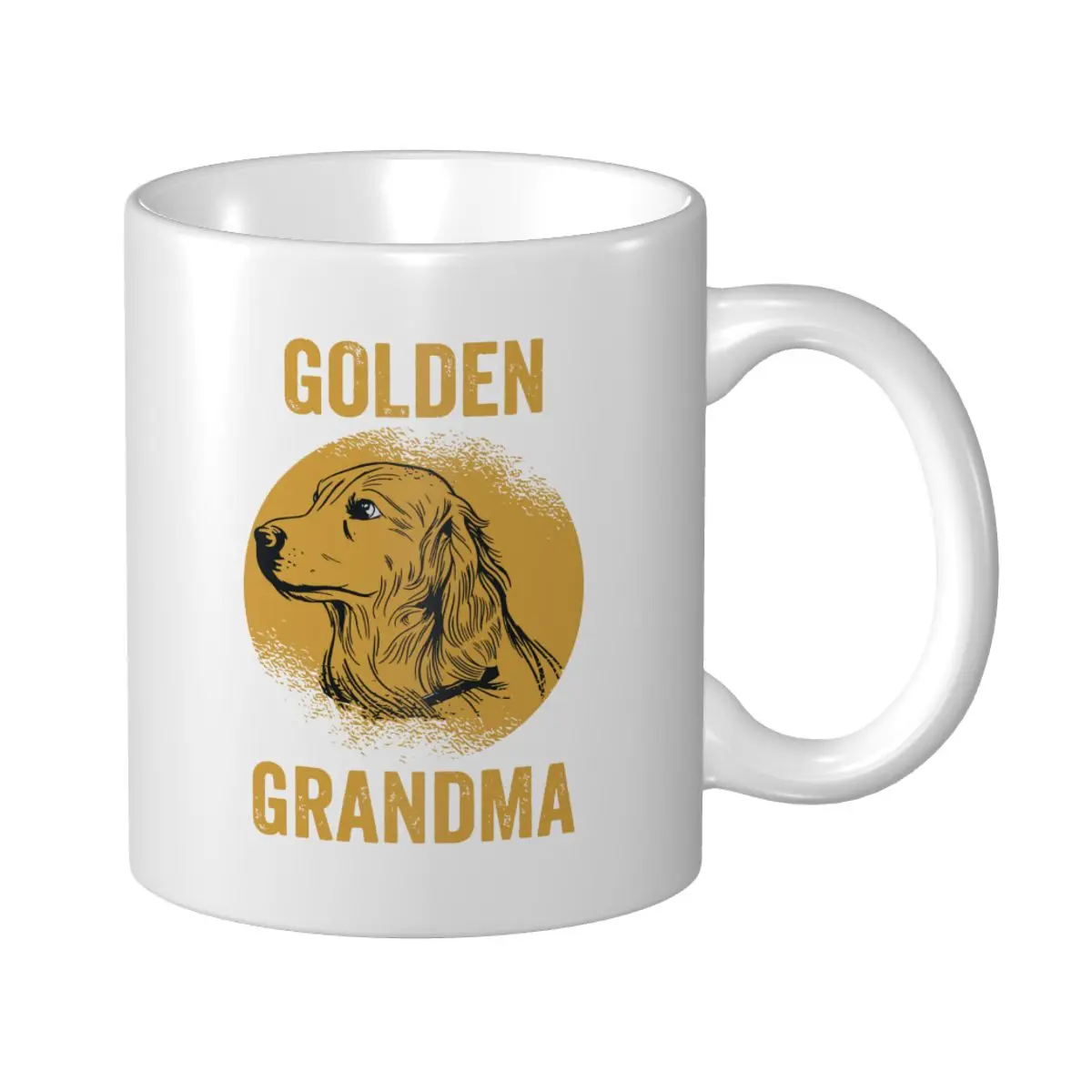 Mark Cup Mug Golden Retriever Grandma Cute Dogs Lover Women Gift Coffee Mugs Tea Milk Water Cup Travel Mugs For Office Home