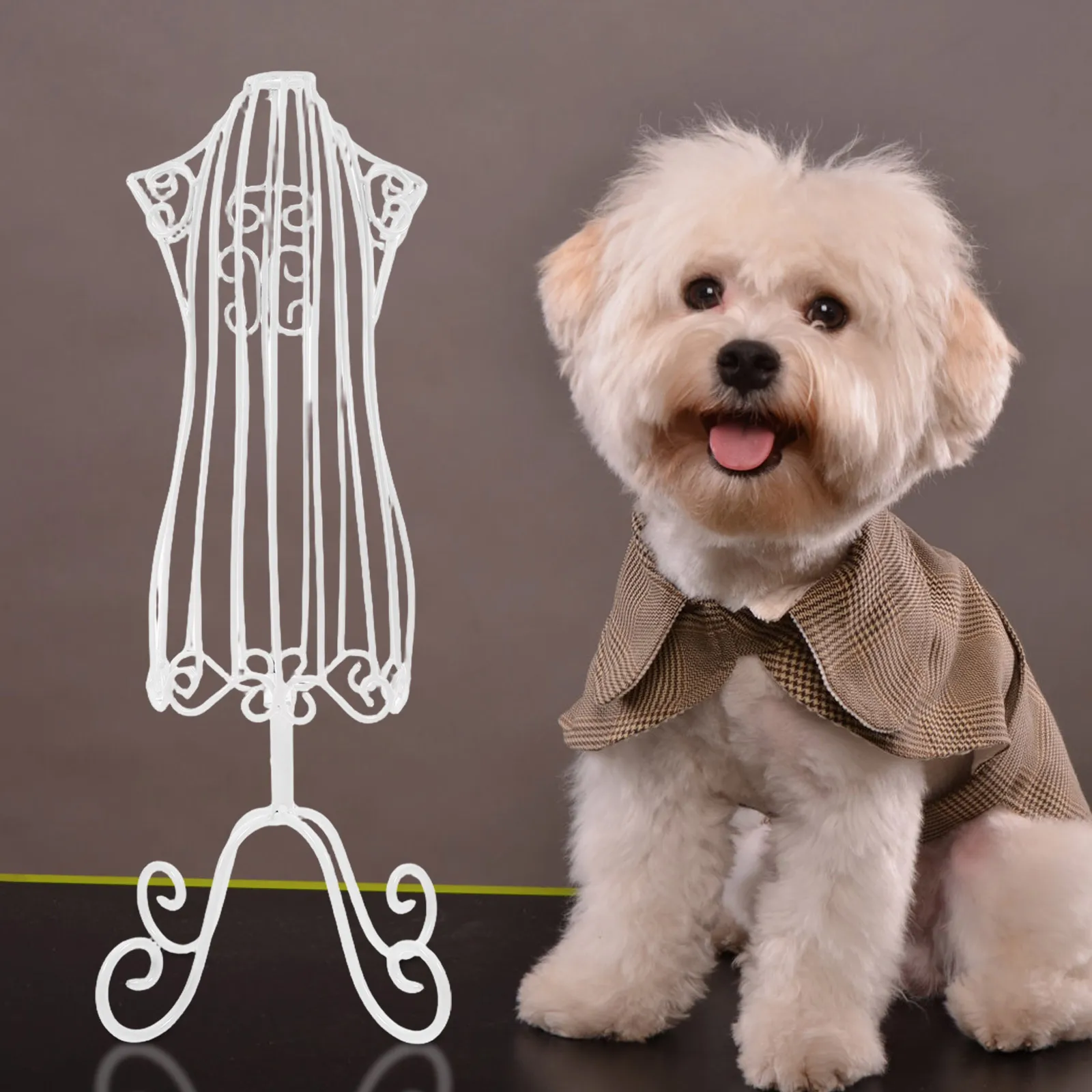 

Pet Clothes Display Rack Clothing Cat Hanger Racks for Vendor Events Dog Costume Coat