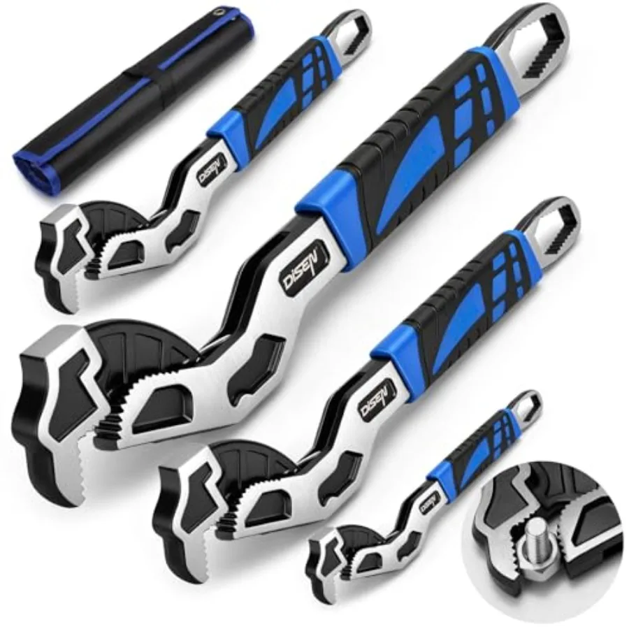 

Саморегулирующийся трубный ключ 6, 8, 10, 12 дюймов, многофункциональный набор самоблокирующихся ключей, инструменты для сантехнических работ и трубных соединений