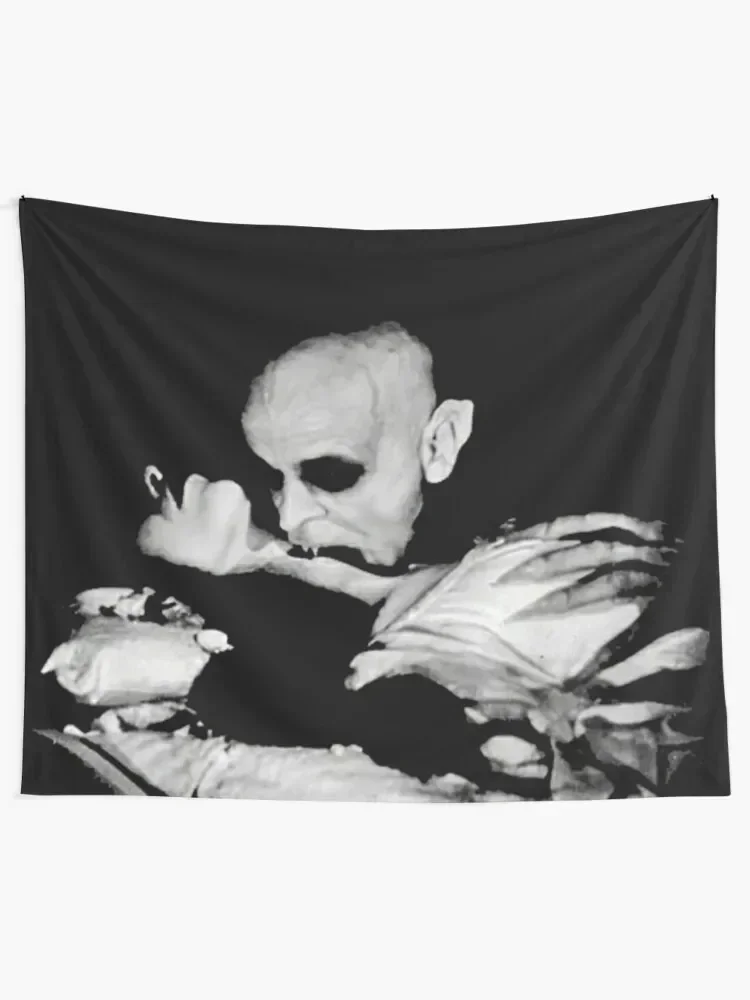 HD Nosferatu - The bite (1921) Tapestry Bathroom Decor Wall Hanging Decor Room Decorations Tapestry