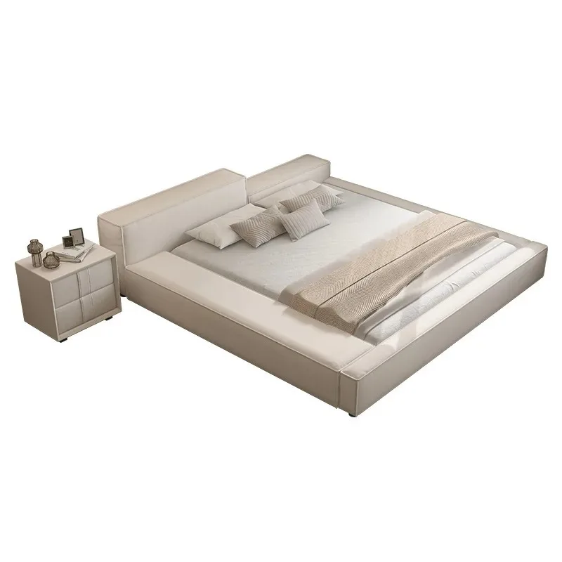 

Tatami floor-to-ceiling bed, master bedroom, cream wind floor