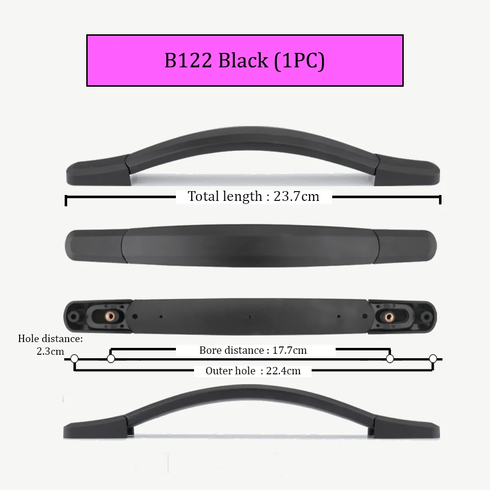 B122 Luggage Handles Parts Maintenance Tool Case Password Suitcase Replacement Universal Handle Easy Installation Grip Repair