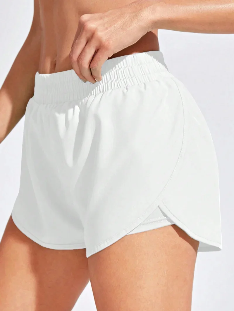 Yoga Shorts Women Fitness Elastic Running Workout Short Leggings For Ladies Gym Sport Shorts Fitness Sportwear image 2
