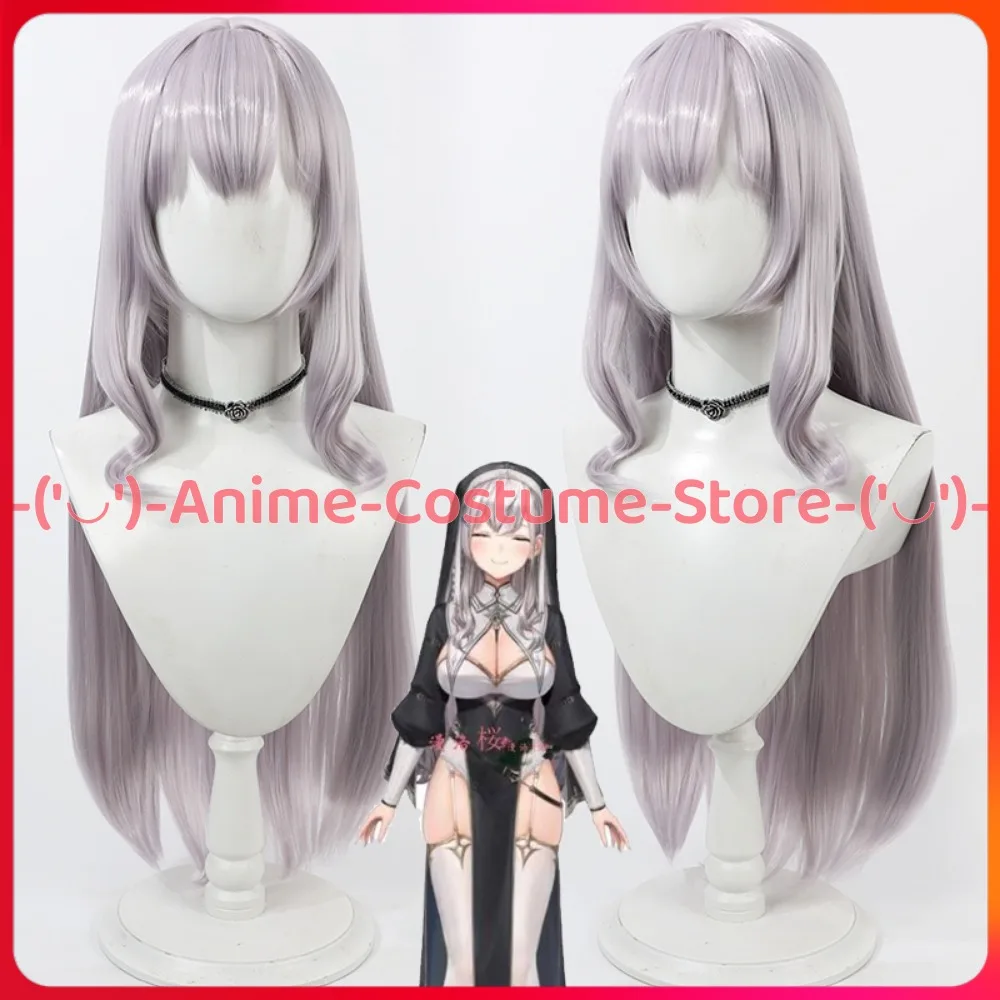 

Hololive VTuber Shirogane Noel Cosplay Wig Miko Style Anime Game Character Halloween Carnival Party Costume Wigs Synthetic Hair