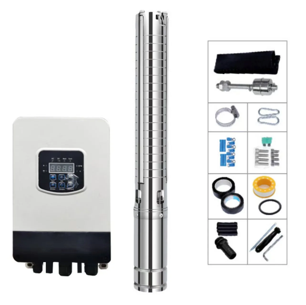 مضخة الري الشمسية المدعومة بـ OEM، مضخات المياه الشمسية المتينة القابلة للتخصيص للزراعة والزراعة