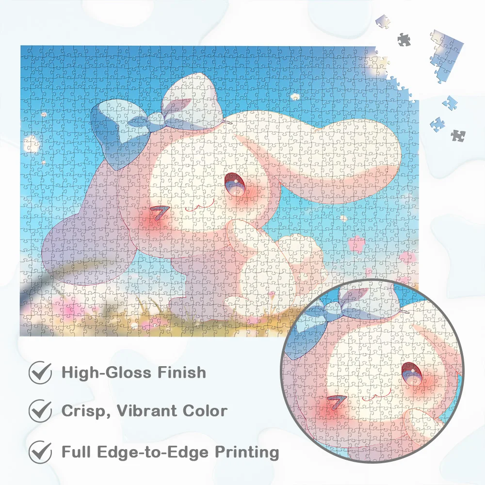 Cinnamoroll Kawaii 퍼즐 만화 Sanrio 나무 퍼즐 클래식 애니메이션 캐릭터 게임 및 퍼즐 몬테소리 교육 장난감