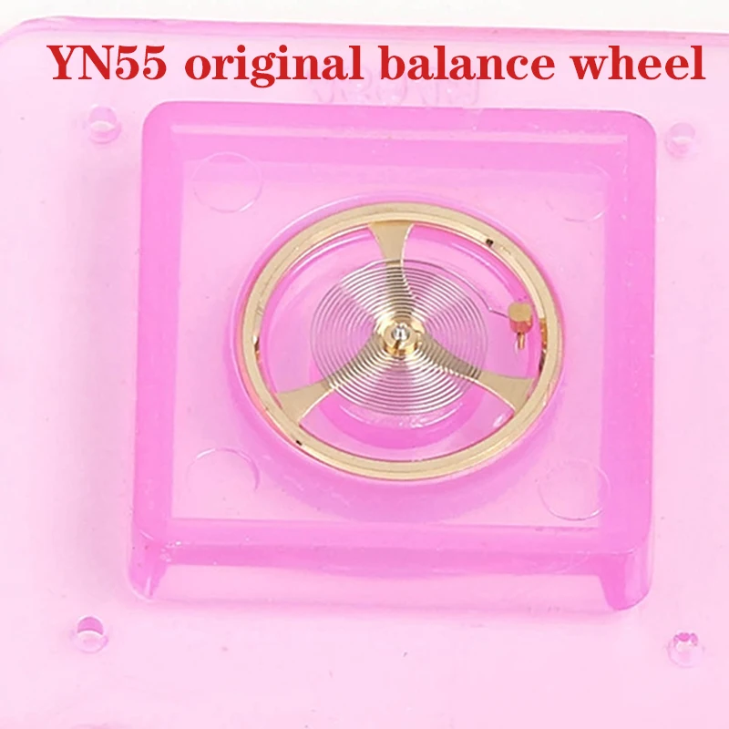 Watch accessories substitute YN55A YN56A YN77A movement balance wheel full swing with hairspring movement parts