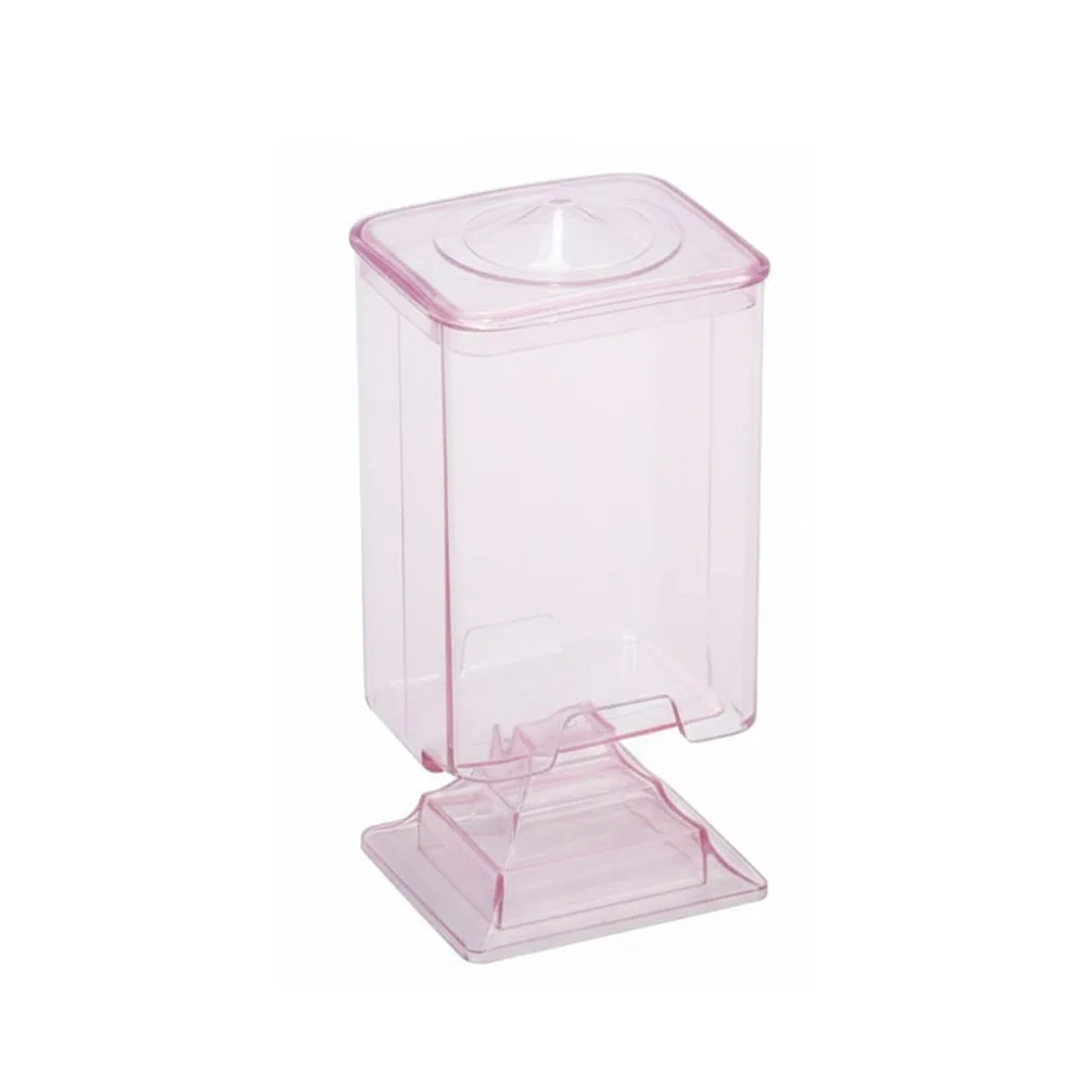 

Plastic Cosmetics Cotton Pad Holder Transparent Sealed Makeup Cotton Pad Box Dust-proof Waterproof Cosmetics Organizer Bathroom