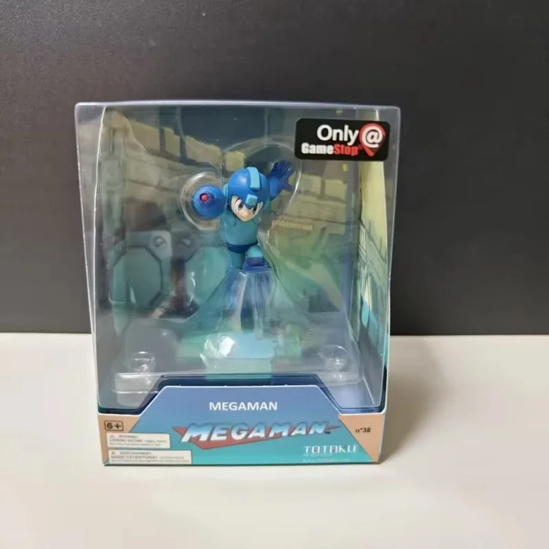 Figuras de Anime de Rockman, Mega Man, Adorno de Escritorio, Modelo de Decoración para Caja de Ordenador, Juguete Coleccionable para Niños, Regalo Festivo
