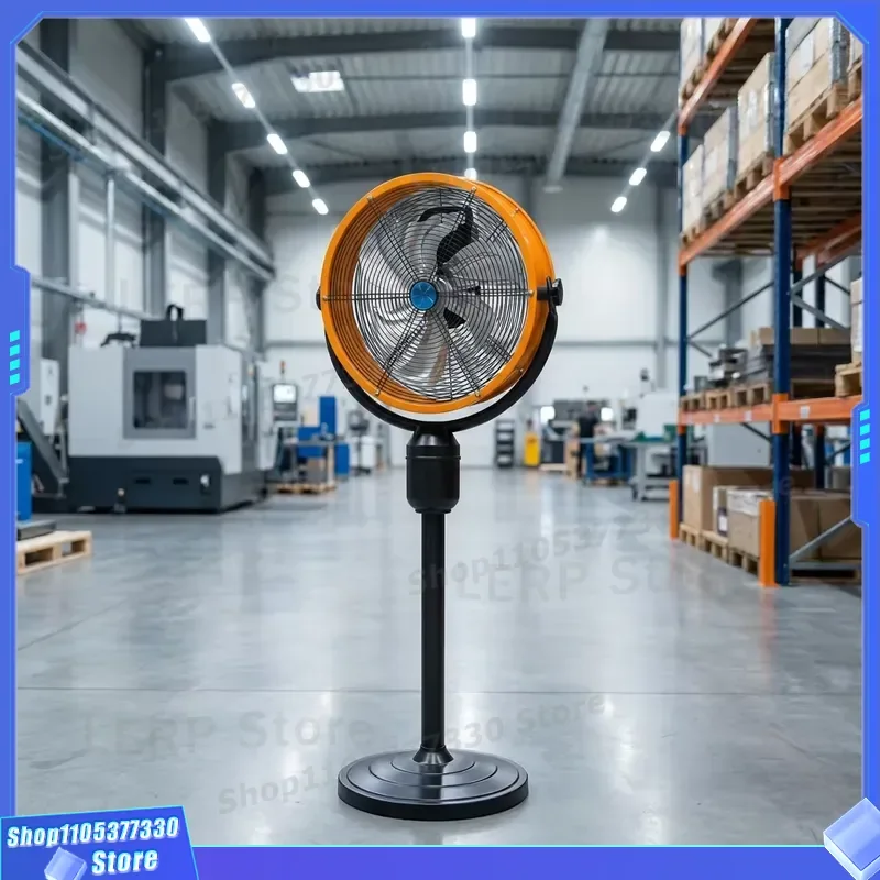 20 Inch DC Motor Industrial Stand Fan Brushless Energy Saving Low Noise Pedestal Air Cooling Fan for Factory Warehouse