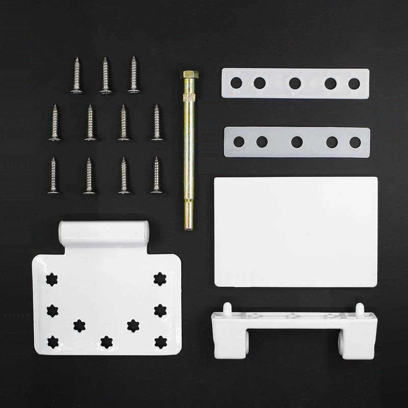 1PCS Old Style Plastic Steel Door Hinges Inner Outer Swing Doors Windows Load-Bearing Hinges Large Plates Heavy Door Hinges