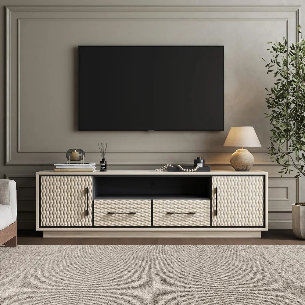 68" Embossed Tv Sta… - image