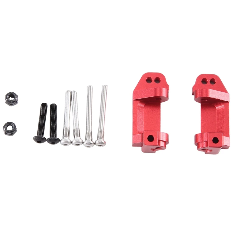 For Traxxas Slash 2WD 1: 10 Alloy Caster Block Set , Red By Atomik RC - Replaces TRX 3632 Parts