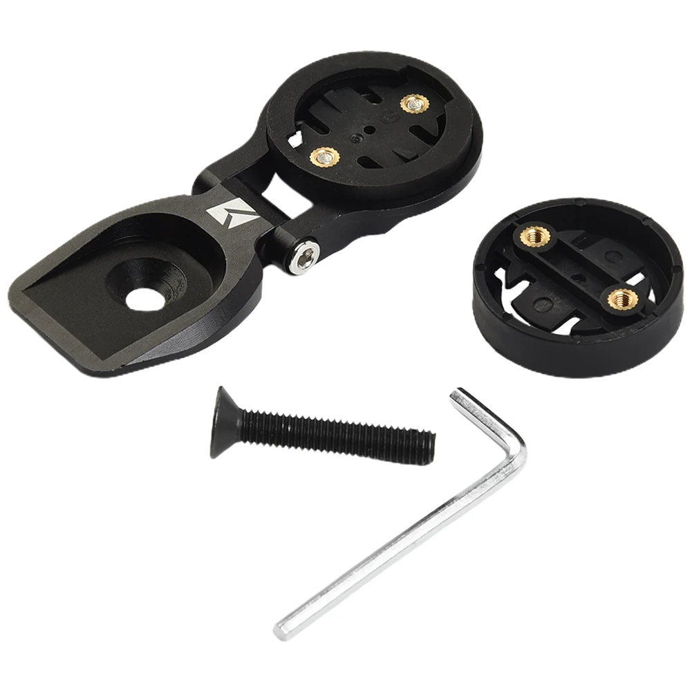 حامل كمبيوتر للدراجة ، أسود ، سبيكة ألومنيوم ، سهلة التركيب ، ملحقات ركوب الدراجات ، غارمين ، صفارة إنذار ، ic ، sl #6