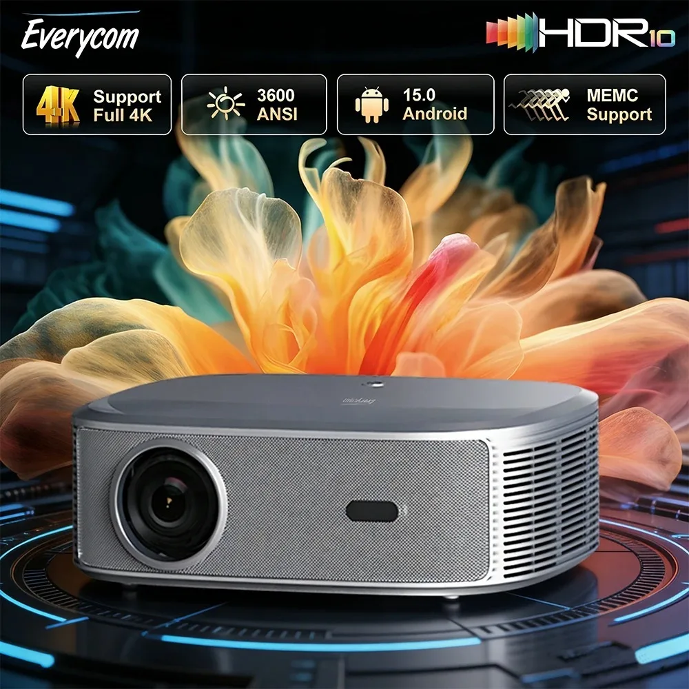 For HQ11W Projector Dolby Audio Android 15 Smart Projector 4K LED Video Projecteur with Auto Focus Best Home Theater
