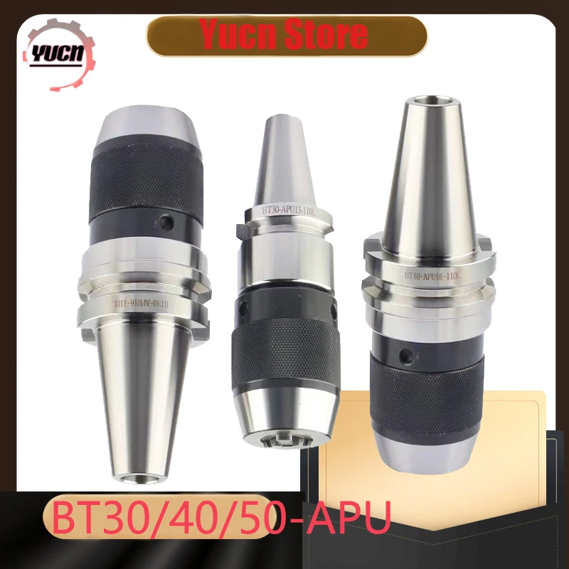 

BT30 BT40 BT50 APU08 APU13 APU16 APU tool holder CNC self-tightening lathe tool holder automatic drill chuck collet tool holder