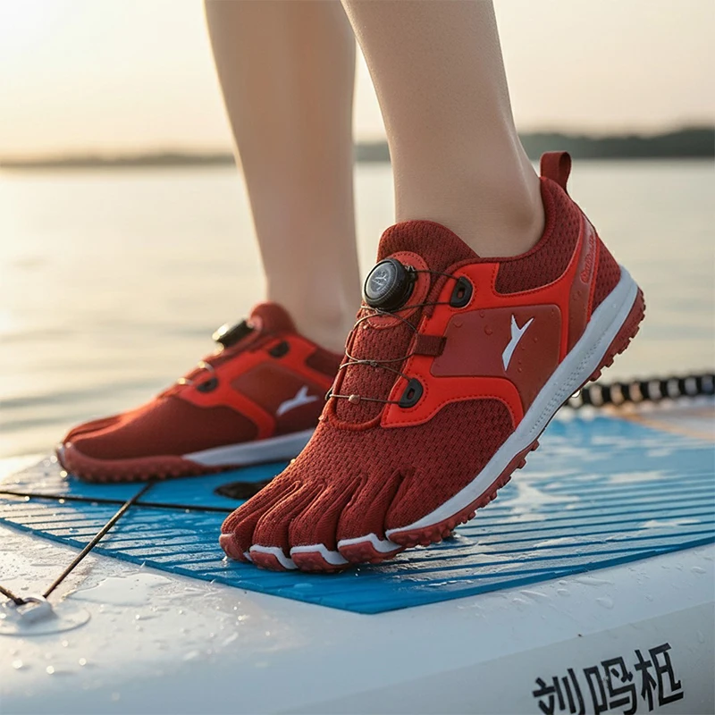 GallonShark Five-Toe Minimalist Sneakers Breathable Barefoot Shoes for Men Women Fitness Training Hiking and Daily Wear