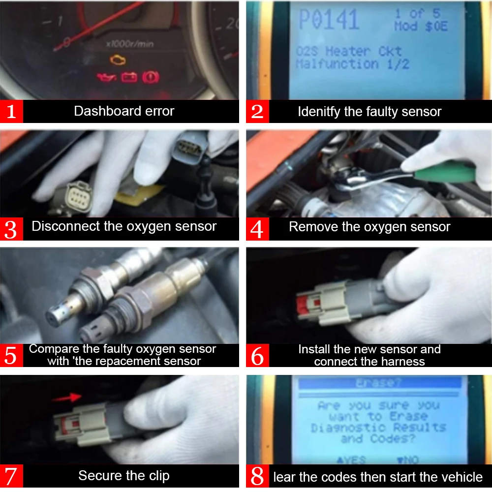 For MAZDA 6 GH 2.5L Atenza 2009-2011 L593188G1 L593-18-8G1 New Upstream Front Air Fuel Ratio Lambda Probe O2 Oxygen Sensor Fit