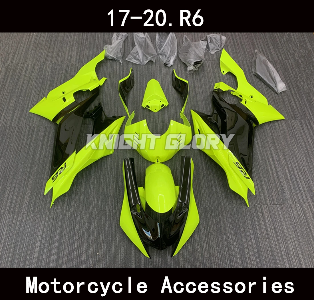 

Suitable for YZF-R6 YZF R6 2017 2018 2019 2020 Motorcycle Shell Fairing Spoiler Bodywork Set