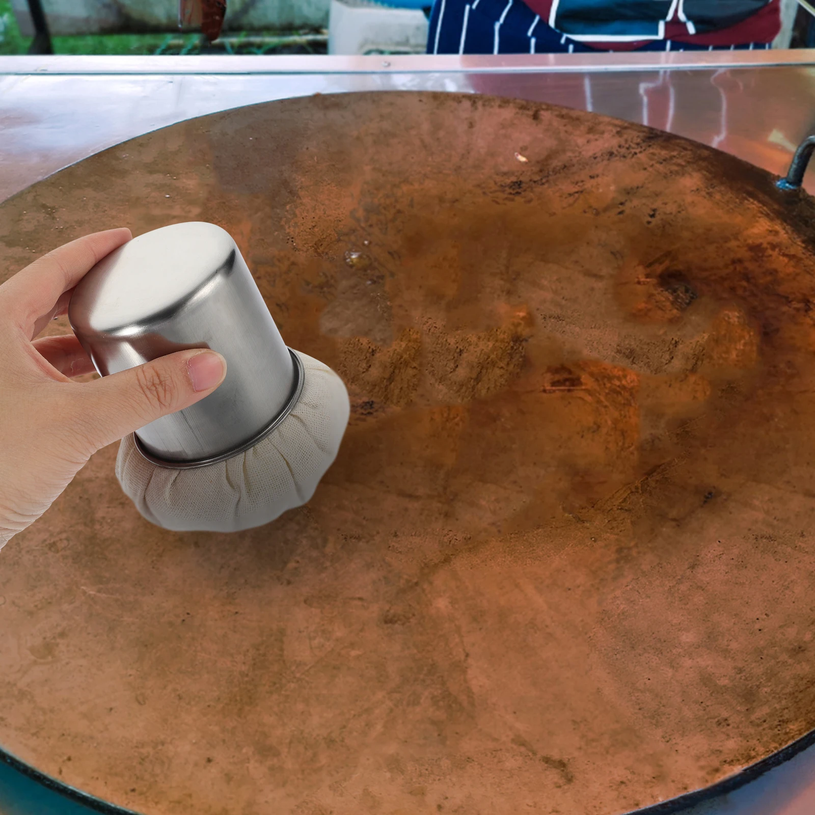 

1 set 1 Set Of Practical Mop Replace Fabric For Pancake Wear-Resistant Reusable Kitchen Oil Wiper Replacement Inner Core