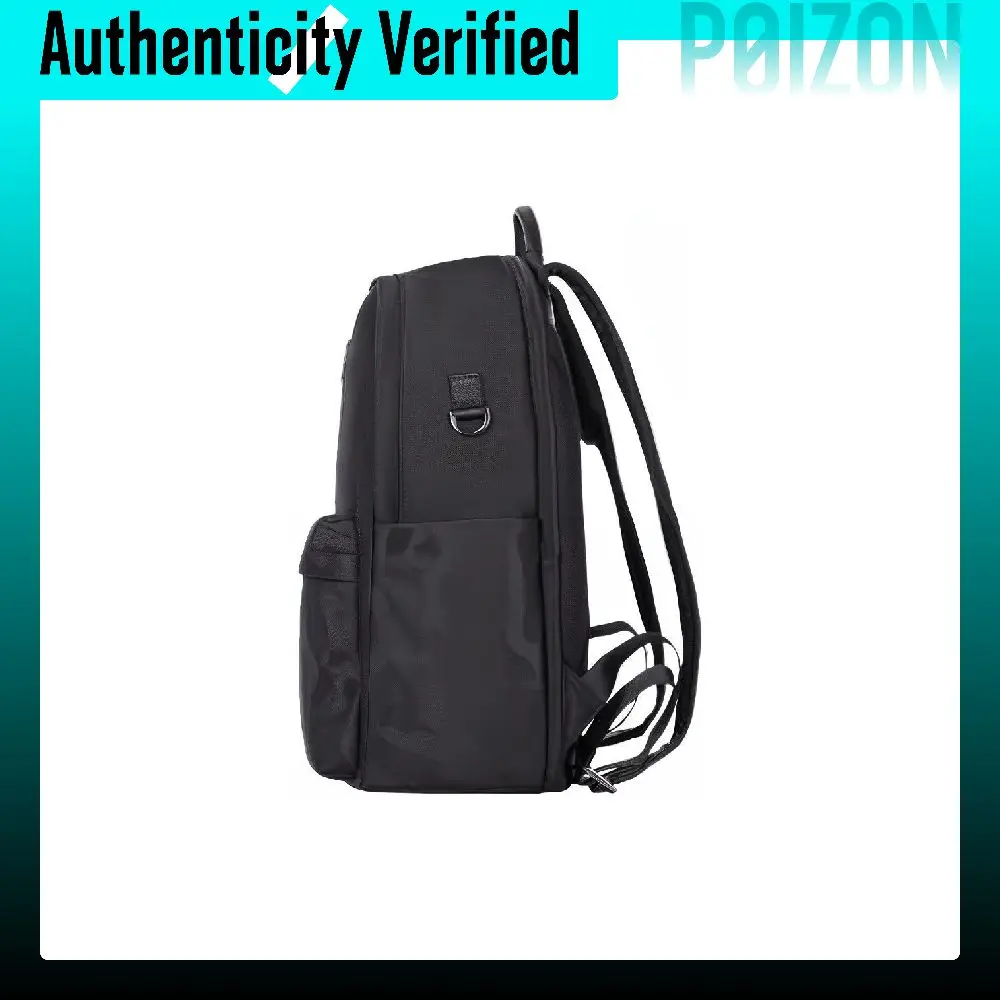 SAMSONITE Fabric With Cow Leather Backpack Men's Black NV2-09001 view 4