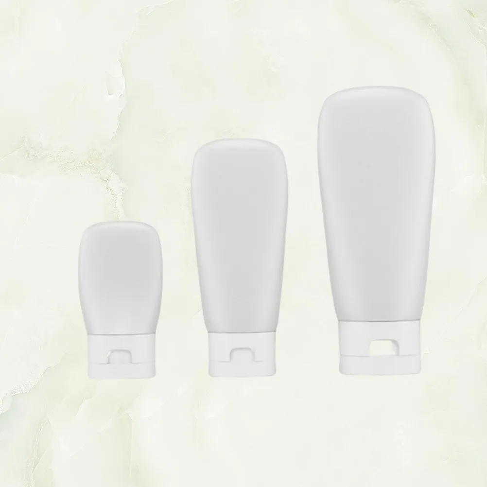 

Набор из 3-х портативных дорожных пустых флаконов для косметики, 30 мл, 60 мл, 100 мл, контейнеры для хранения из ПЭ