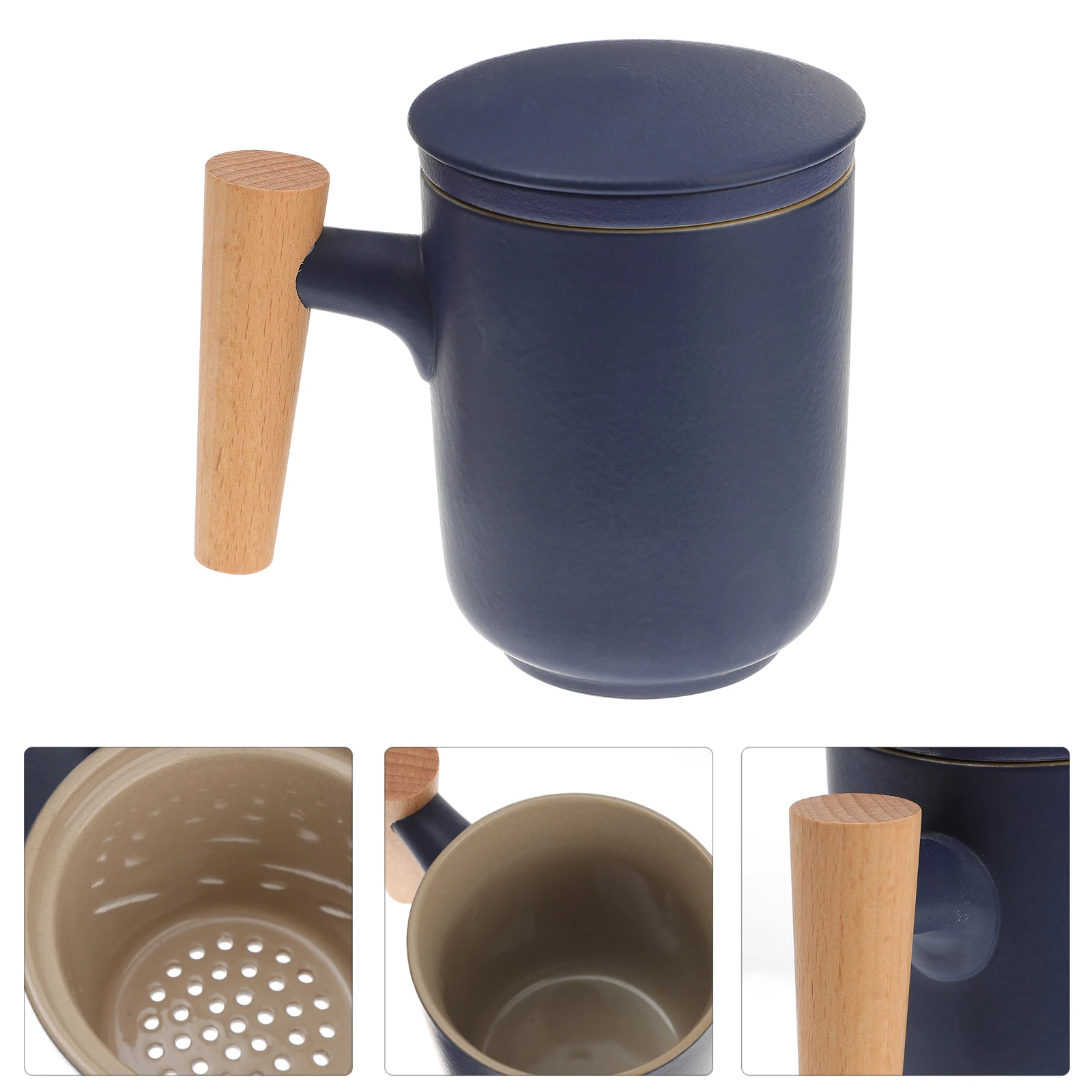 

Керамическая деревянная бутылка для чая и воды, герметичная портативная чашка для хранения сока, молока, кофе, заварочный офис, дорожная сумка, подарки