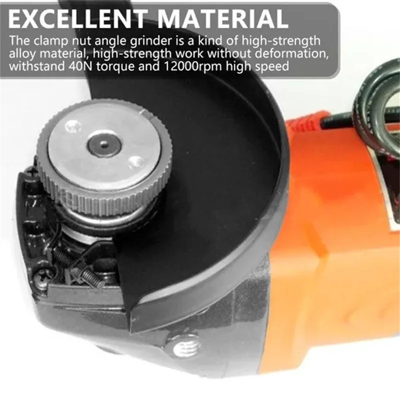 1/2/3Pcs Locking Platte Futter für M14 Winkel Grinder Chuck Tools Quick Spann Quick Release Mutter clamp und Gerät