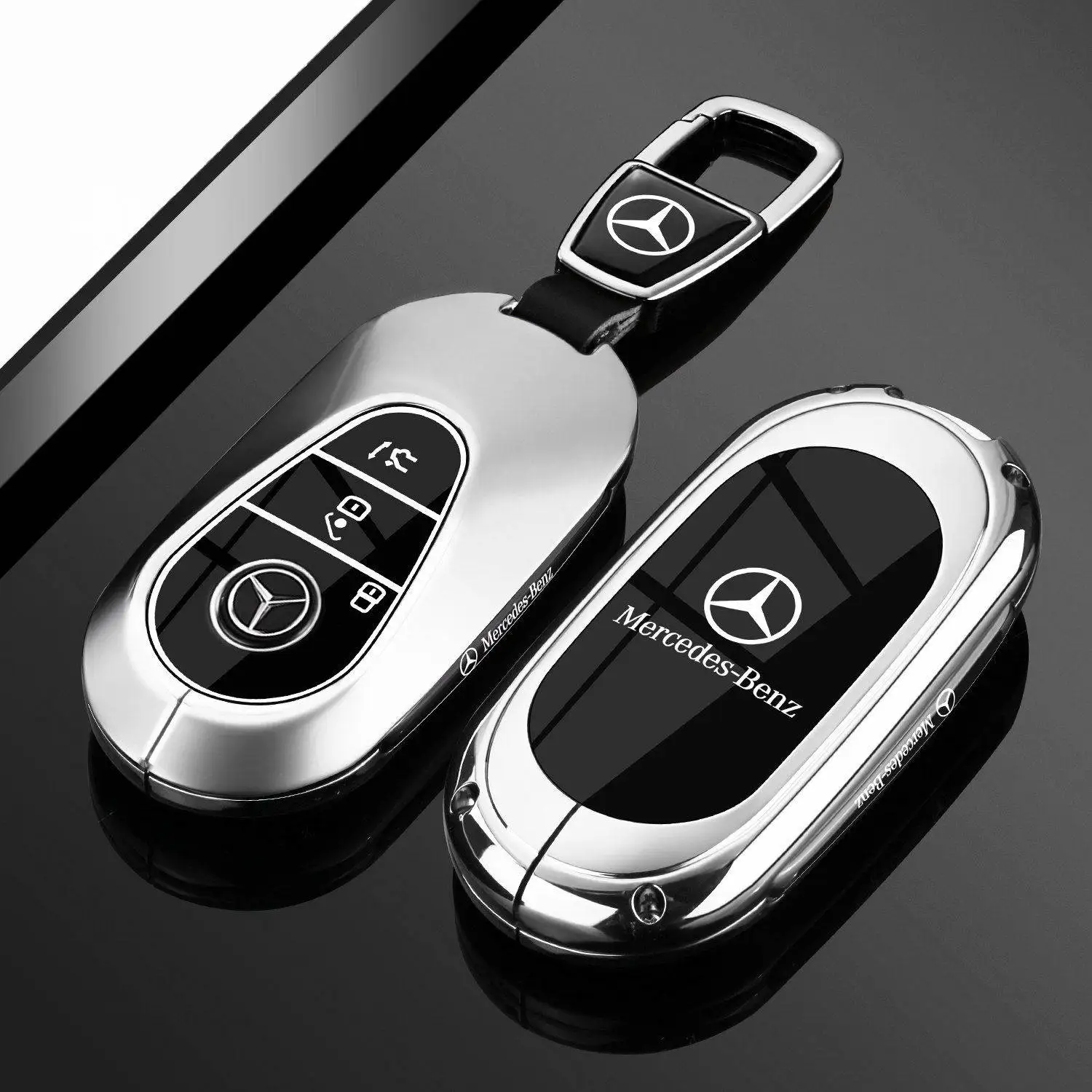 26 Mercedes Benz GLC300L keycase GLC260L old GLC200 car high-end metal protective shell buckle