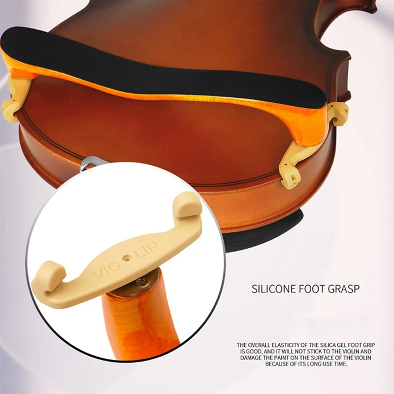 IRIN Classical Maple Violin Shoulder Rest Violin Shoulder Rest 4/4 With Sponge Padding For Violinist