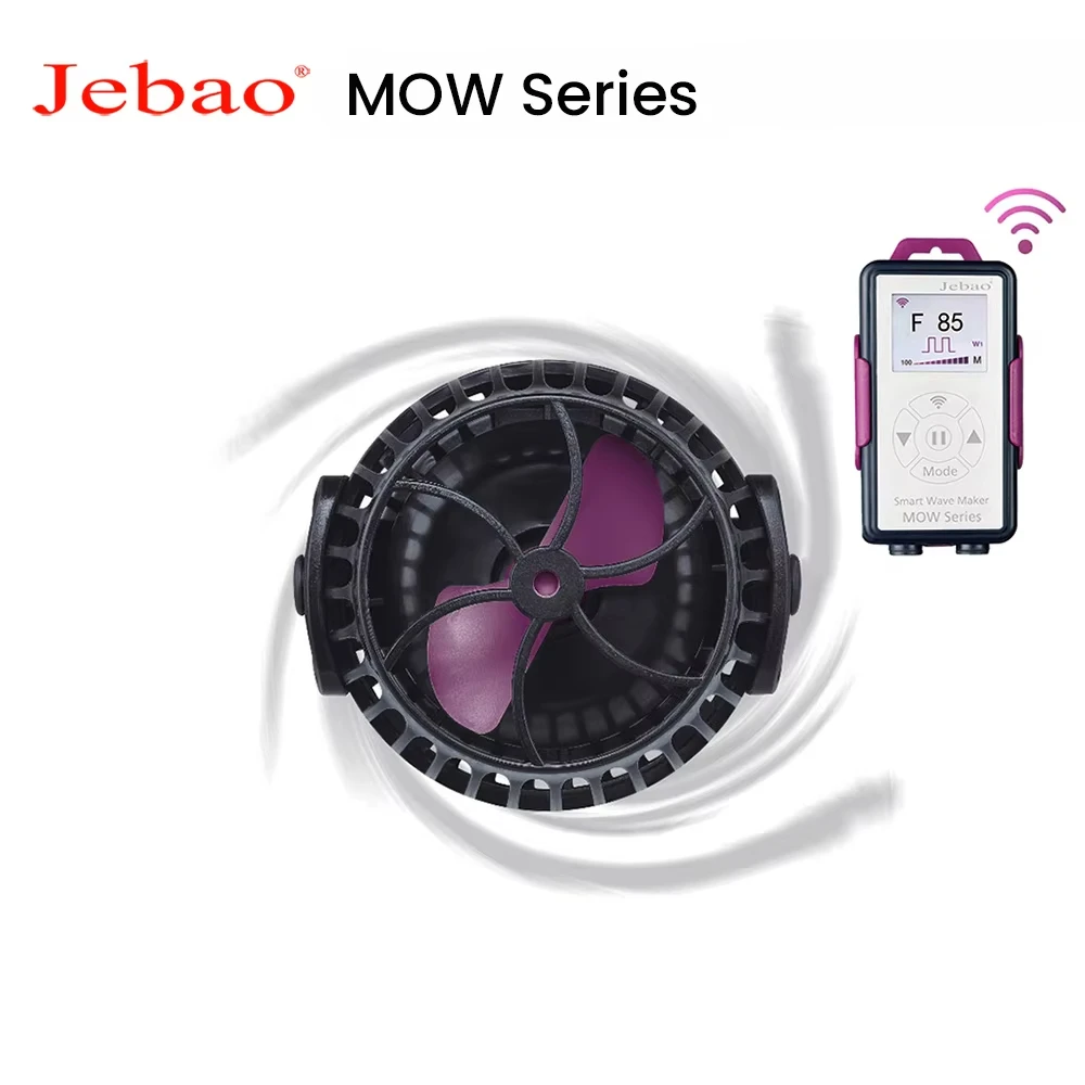 Jecod Jebao MOW Series Smart WiFi Аквариумный водяной водяной насос с ЖК-дисплеем Контроллер для соленой и пресной воды Jecod Jebao MOW Series Smart WiFi Аквариумный водяной водяной насос с ЖК-дисплеем Контроллер для соленой и пресной воды
