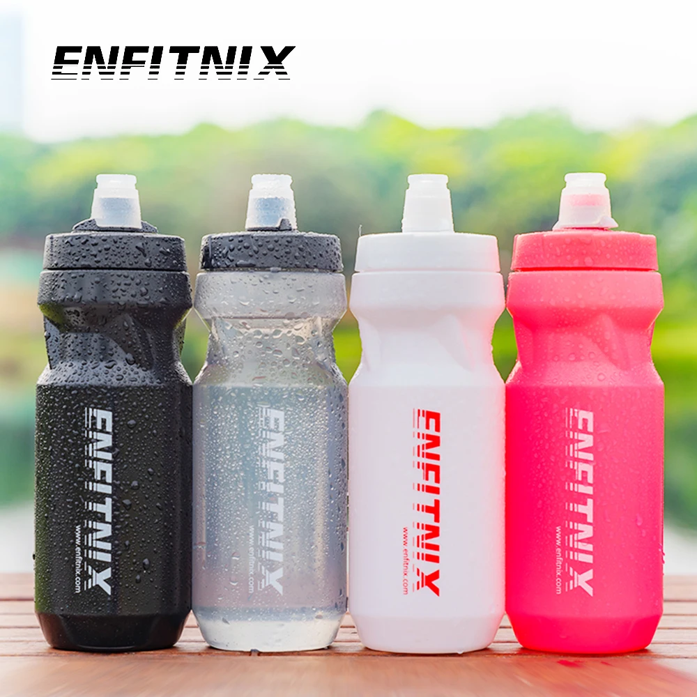 ENFITNIX 600ML Portable Mountain Bicycle Water Bottle Cycling Equipment Cycling Bottles Outdoor Sport Camping Drink Jug