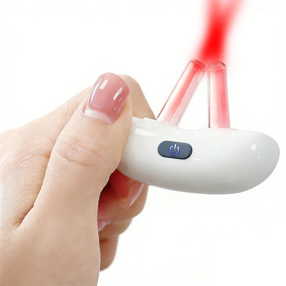 Portable Cordless Infrared Nasal Care Device Low Frequency Pulse Nasal Massager Improve Breathing Daily Nose Care Instrument
