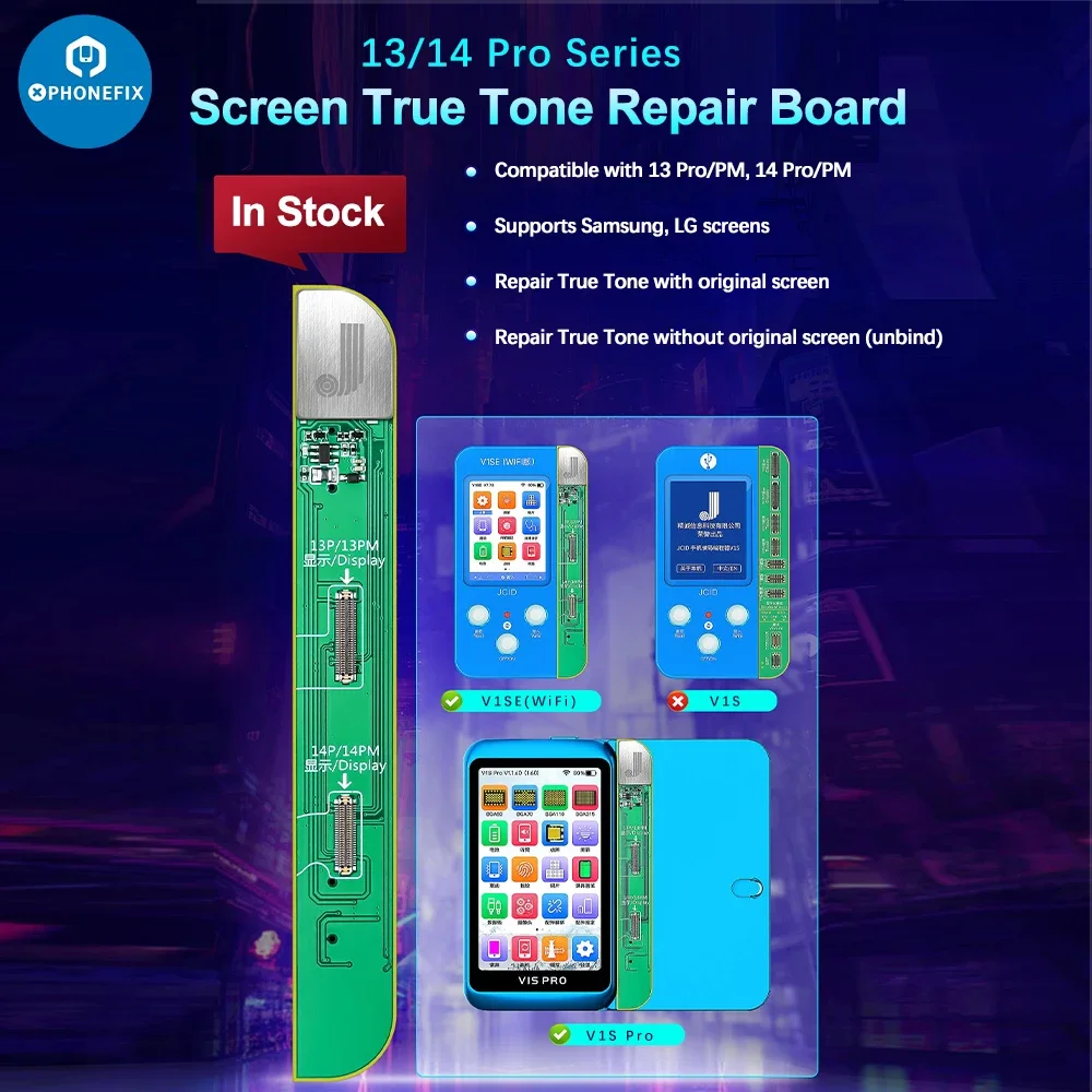 JCID V1SE WIFI Programmer Original Battery Face ID Screen True Tone Fast Charger Testing Adaptor Board For iPhone Repair Tools