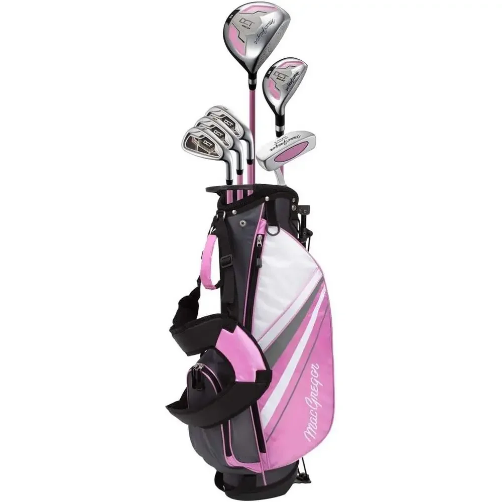 

Junior Girl Golf Clubs Set with Bag, Suitable for Ages 9-12